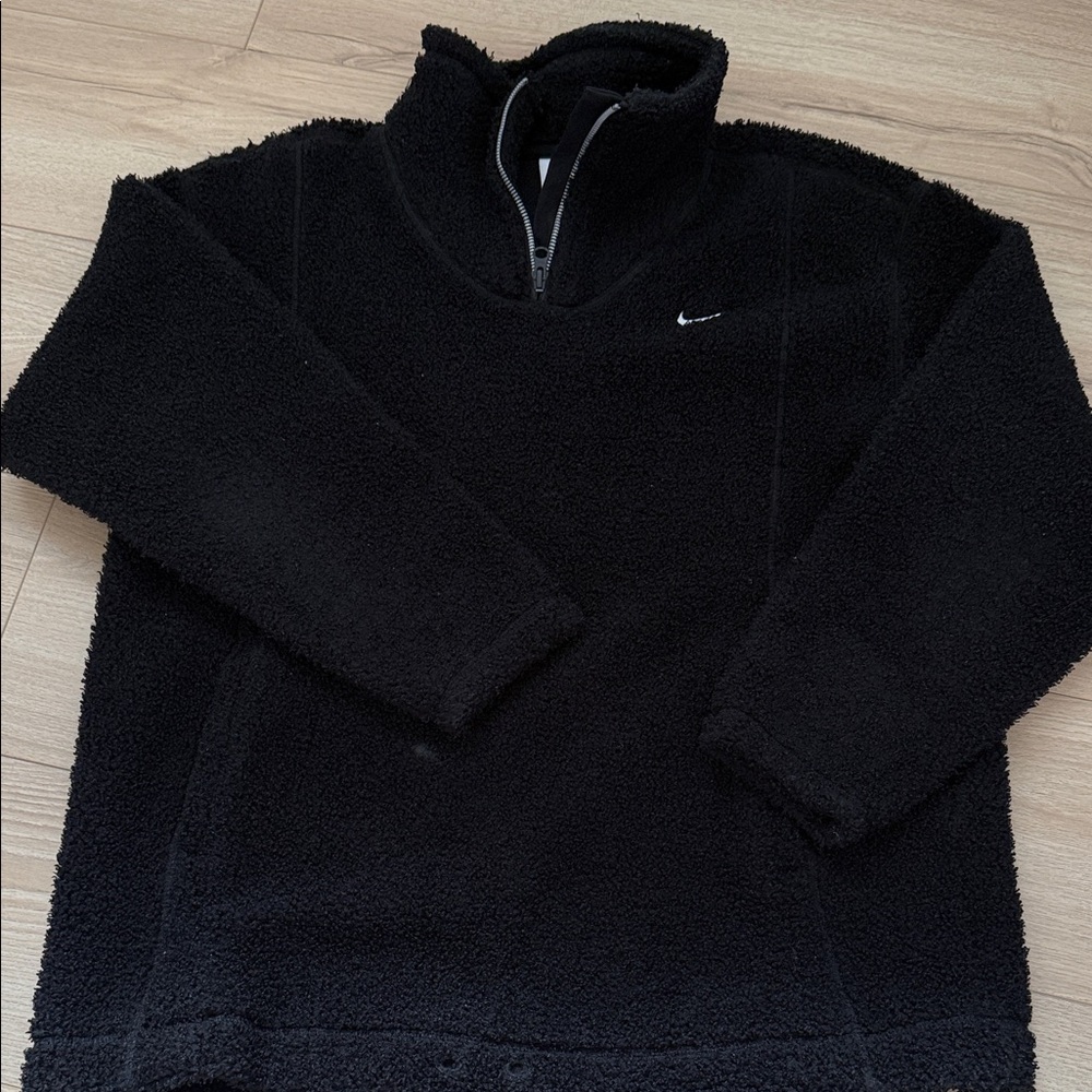Womens Nike therma fit quarter zip black size M
